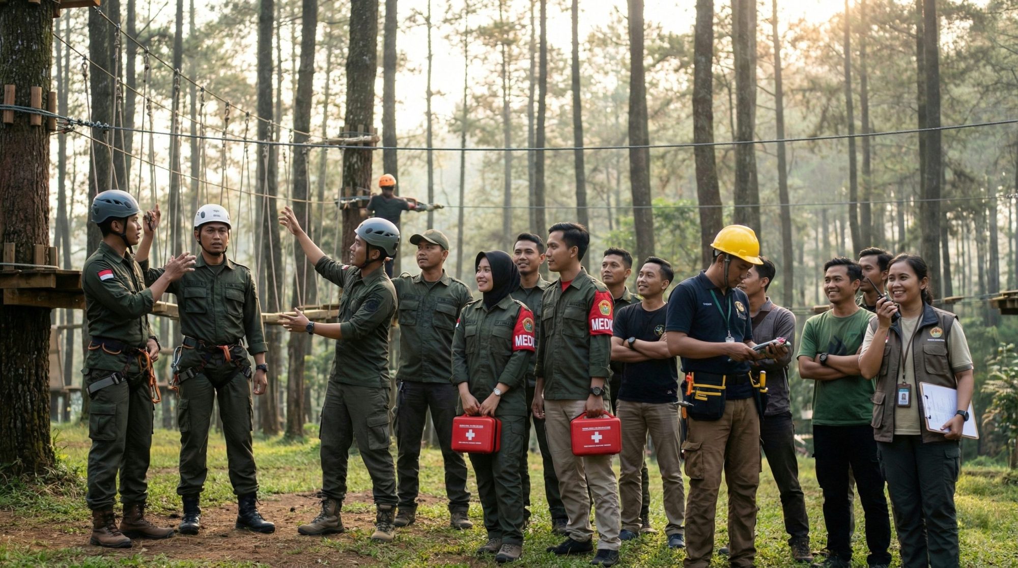 Foto kegiatan Jejak Outbound