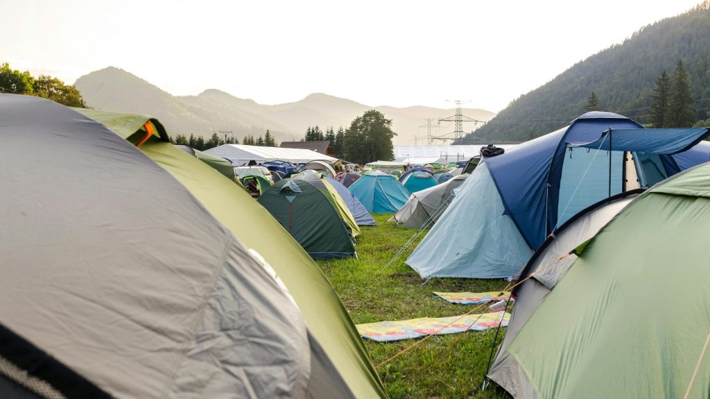 Tempat camp wisata outbound.